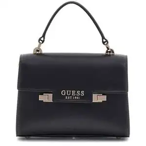 Comparateur de prix : Sac Bandoulière - Guess - Eco Mietta Sml Socie - Noir - 100% PU - Zippée