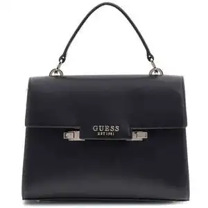 Comparateur de prix : GUESS ECO ALDITH Top Handle Flap, Hand Bag Women, Noir, Taille Unique