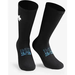 Comparateur de prix : Assos - Winter Socks P1 - Chaussettes vélo Black Series - 0