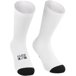 Comparateur de prix : Assos Endurance Socks S11 - Chaussettes vélo White Series I