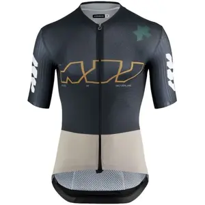 Maillot Assos Equipe RS S11 Something To Say manches courtes bleu nuit - XS
