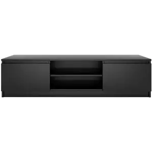 CDF Hucoco - Meuble tv moderne pour salon 140 cm pas cher