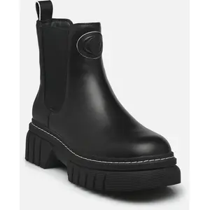 Bottine Guess USA Combat Femme Noir pas cher
