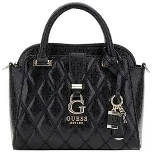 Sac Bandoulière Guess Adi Small Satchel Black GG93605 Black (BLA) pas cher