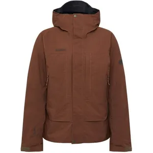 Mammut - Haldigrat GTX HS Thermo Hooded Jacket Men - Veste ski homme Soil - M pas cher