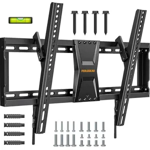 1001 PILES BATTERIES Support Mural TV Inclinable pour téléviseurs de 37-82 Pouces Plasma OLED LCD jusqu'à 60 kg, Fixation Murale TV inclinable pas cher