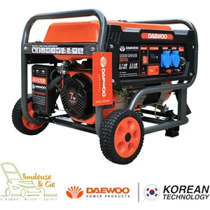 Groupe électrogène à essence 2700W monophasé, 230V, AVR - DAEWOO GDS31...Vendu parcdiscount