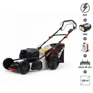 Tondeuse électrique sans fil 62V DAEWOO, lame 46 cm, batterie 4Ah et c... pas cher