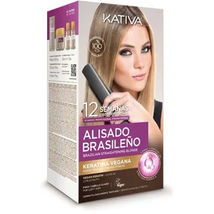Kativa Professional Étui De Lissage Brésilien Pro Blonde 6 pcs pas cher