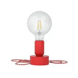 Tavolotto Filotto Ampoule Claire Cable 3 Rouge pas cher