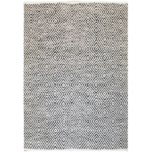 Novatrend Tapis design en coton gris anthracite 120x170 cm pas cher