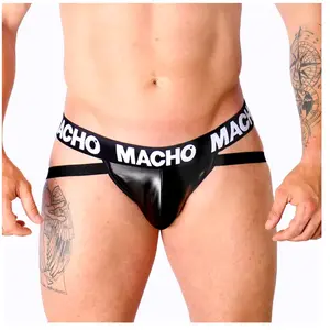 Jock en SimiliCuir Noir MACHO MX25NC pour Homme - SVendu parplaisir-up