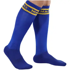 Macho Chaussette Long Taille Unique Bleu 1 Paire pas cher