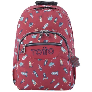 TOTTO Sac à Dos Aquarelle Jeunesse Unisexe, Noir, Taille Unique pas cher