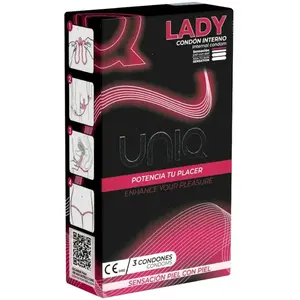 Préservatifs Féminins Uniq Lady avec Porte-Jarretelles 3 Unités pas cher