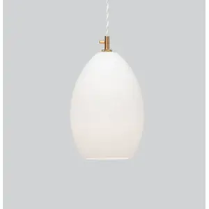 Northern Unika suspension en verre blanche, large pas cher