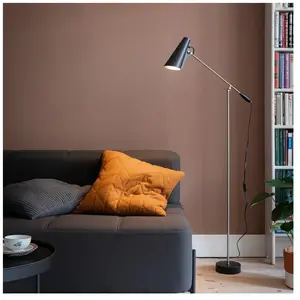 Northern Birdy - lampadaire en noir et acierVendu parluminaire