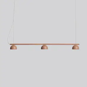 Northern Blush suspension LED, à 3 lampes, beige pas cher