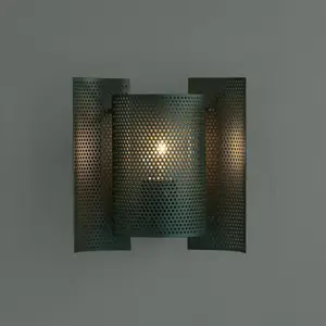 Northern Butterfly perforated applique, vert foncéVendu parluminaire