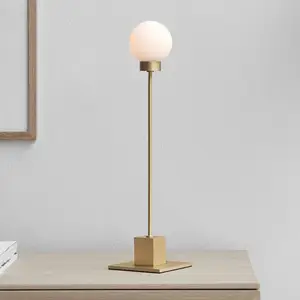 Northern lampe à poser Snowball, laiton pas cher