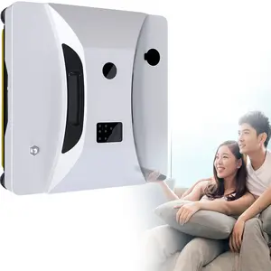 UIBAO Robot Nettoyeur Vitres,Lave Vitre Automatique Intelligent,Robot Laveur De Vitre Triple Système De Sécurité avec Télécommande Et APP Smartphone,pour Laver Toutes Surfaces Lisses,Spray AutomatiqueVendu paramazon