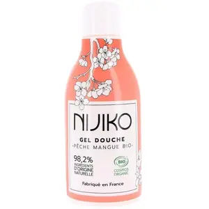 NIJIKO - Gel Douche Bio Pêche & Mangue Gel douche 300 ml unisex pas cher