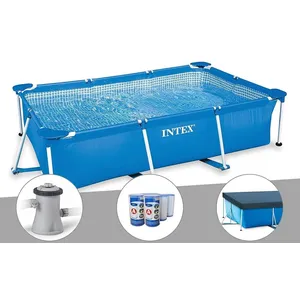 Piscine tubulaire rectangulaire 3,00 x 2,00 x 0,75 m - Intex - 23964Vendu parcarrefour