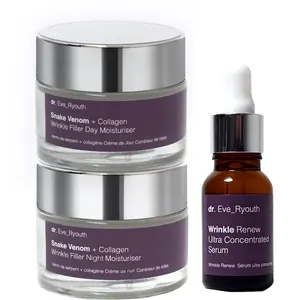 DR. EVE_RYOUTH Rituel complet anti-rides - Venin de serpent, collagène & racine de konjac - Visage & yeux - 3 produits pas cher