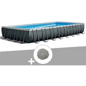 Comparateur de prix : Kit piscine tubulaire Intex Ultra XTR Frame rectangulaire 9,75 x 4,88 ...