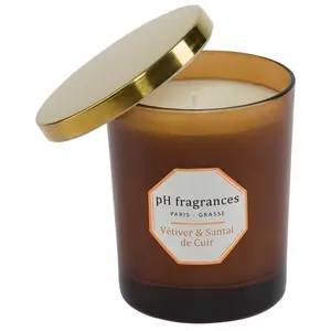 pH fragrances - Vétiver & Santal de Cuir Bougies 180 g unisex