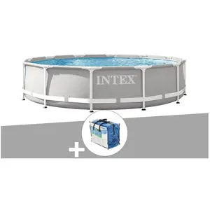 Comparateur de prix : Piscine tubulaire Intex Prism Frame ronde 3,66 x 0,76 m - Hors-sol - F...