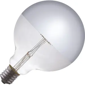 Lighto | LED Ampoule à tête Miroir Globe | E27 Dimmable | 4W 125mm pas cher