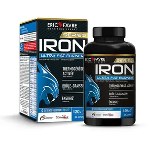 Brule Graisse IRON ULTRA FAT BURNER E.A.A Liquide - Complexe Biaminoée, Glavanoïd Puissant et Efficace - Minceur Femme et Homme- Laboratoire Français Eric Favre