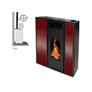 INTERSTOVES Pack Poêle à granules tessa 10 Etanche sortie Concentrique s pas cher