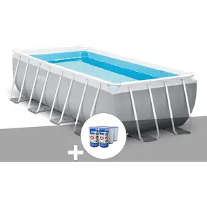Comparateur de prix : Piscine tubulaire Intex Prism Frame rectangulaire 4,88 x 2,44 x 1,07 m...