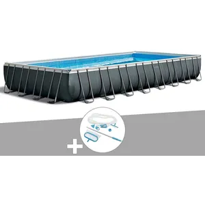 Comparateur de prix : Kit piscine tubulaire Intex Ultra XTR Frame rectangulaire 9,75 x 4,88 ...