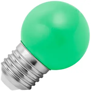 Lighto | Lampe Boule LED Plastique | E27 | 1W VertVendu parampoulepascher