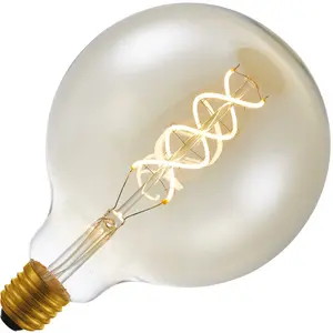 Comparateur de prix : Lighto | LED Ampoule Globe | E27 Dimmable | 5W 125mm Or