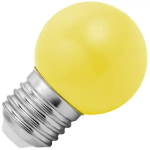 Lighto | LED Ampoule Spherique Plastique | E27 | 1W JeuneVendu parampoulepascher