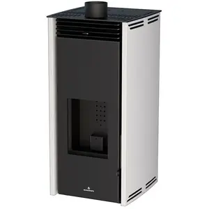 Azura Home Design - Poêle à pellet - sans electricite - free 6 kW coul... pas cher