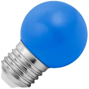 Lighto | LED Ampoule Spherique Plastique | E27 | 1W Blue pas cher