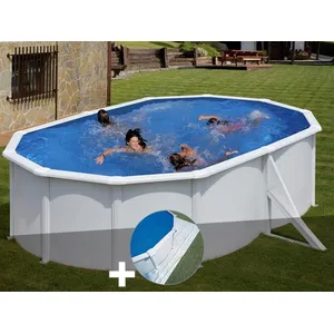 Comparateur de prix : GRE Piscine acier Gré Bora Bora ovale 5,27 x 3,27 x 1,22 m + Tapis de ...