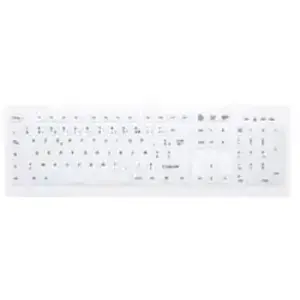 Cherry Clavier Ak-c8100 Usb Ip68 Blanc (fr)