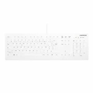 CHERRY AK-C8112 clavier Médical USB AZERTY Français Blanc