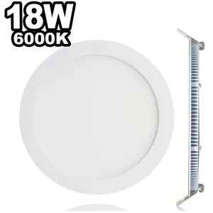 Europalamp - Spot Encastrable led 18W Rond Extra-Plat Blanc Froid 6000KVendu parcdiscount