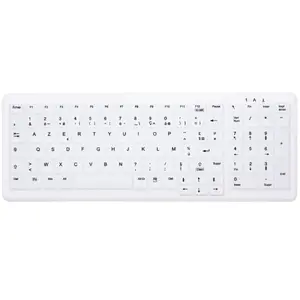 CHERRY AK-C7000 clavier Médical RF sans fil AZERTY Français Blanc