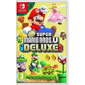 Nintendo New Super Mario Bros U Deluxe Switch + 3 stickers Mario offert pas cher