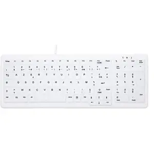 CHERRY AK-C7000 clavier Médical USB AZERTY Français Blanc