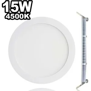 Europalamp - Spot Encastrable led 15W Rond Extra-Plat Blanc Neutre 4500K pas cher