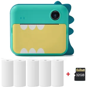 Comparateur de prix : Appareil Photo Instantané HD Pour Enfants avec 5 Papier Thermique-32 G...